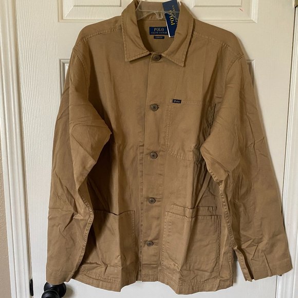 Polo Ralph Lauren Other - Polo Ralph Lauren Classic Cotton Twill Utility Overshirt Shirt Jacket Shacket
